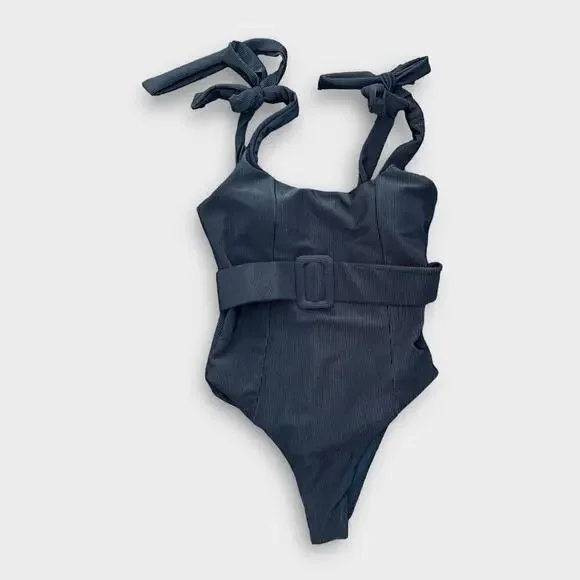 NEW Beach Riot Sydney Belted One Piece Swimsuit Size Small